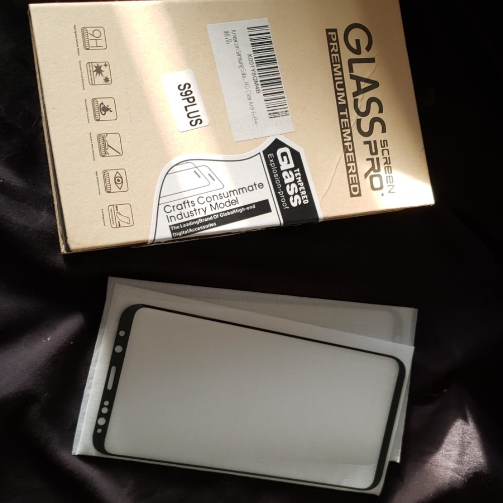 S9+ Galaxy tempered glass screen protectors